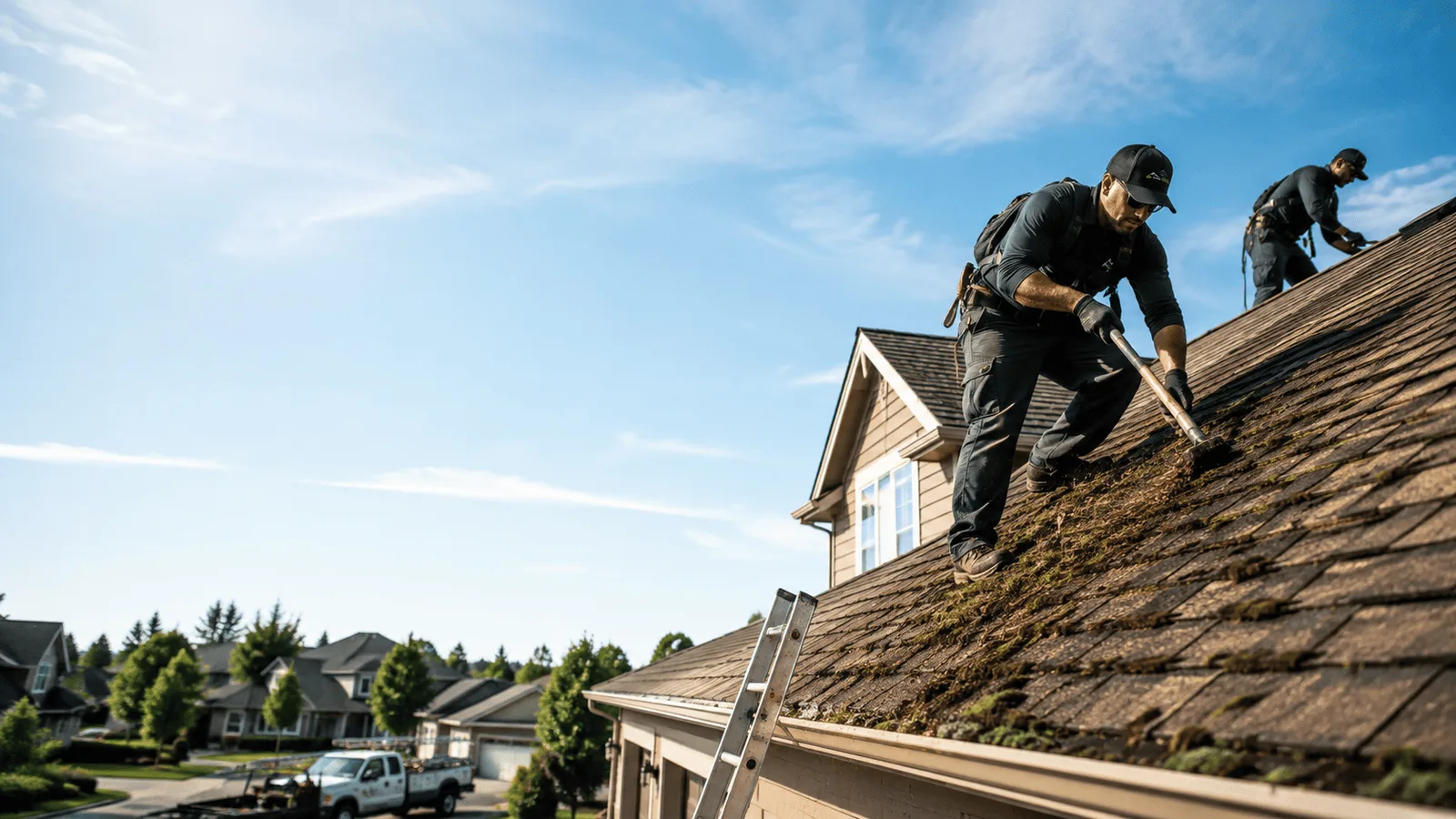 Roof Moss Removal in Sterling, IL near me
